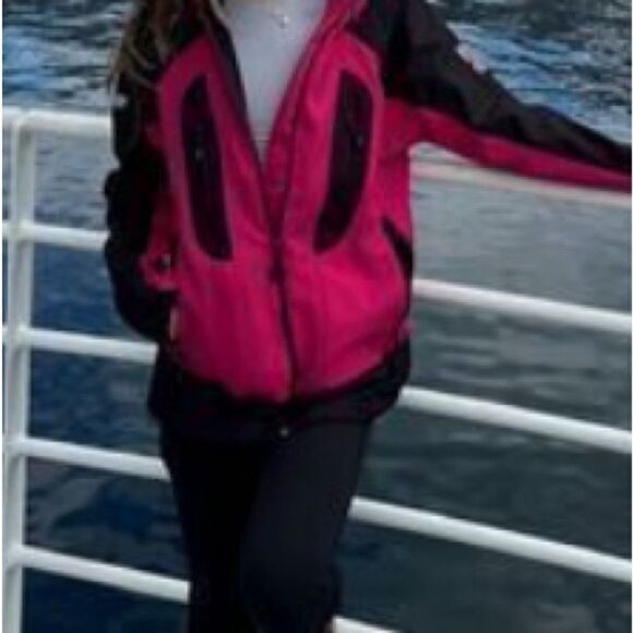 Norwear waterproof pink and black jacket size xs - Picture 10 of 10